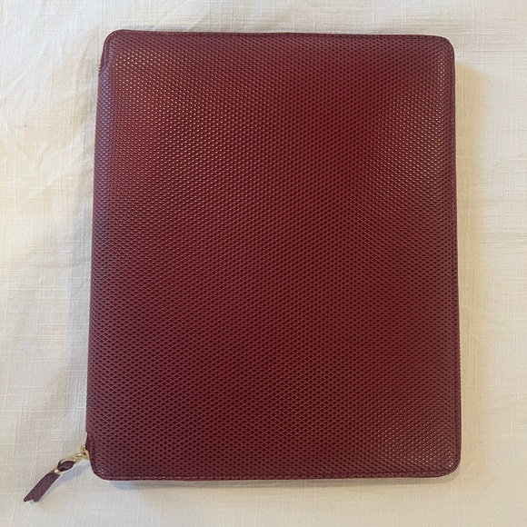 Comme des Garçons leather folio wallet